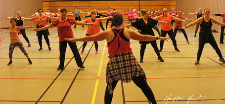 Bleikt zumbapart