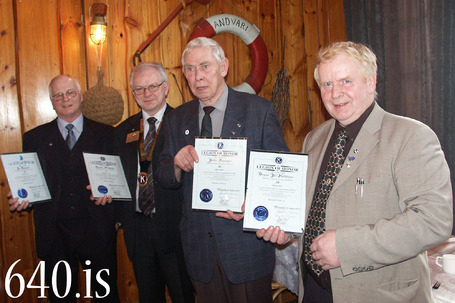 Kiwanismenn heirair  30 ra afmli Skjlfanda.