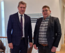Bjarni Benediktsson og Aalsteinn rni Baldursson.